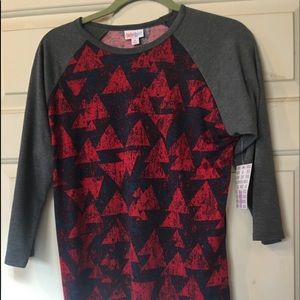LuLaRoe Randy Baseball Tee